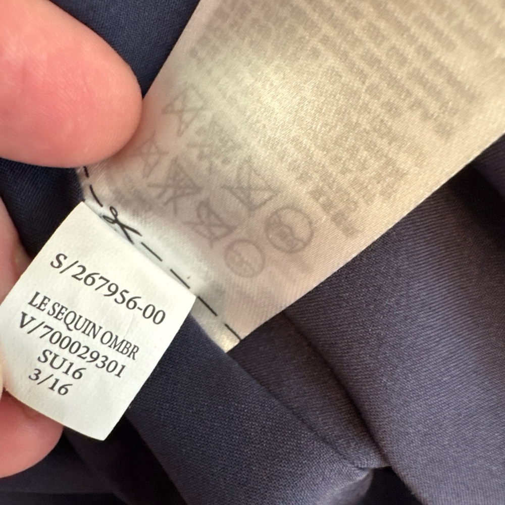 Banana Republic Limited Edition Strapless Mini Cocktail Dress Blue 4P - Picture 9 of 11